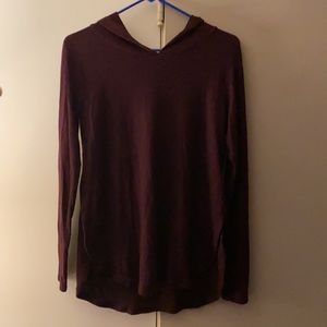 Aerie casual top with hood